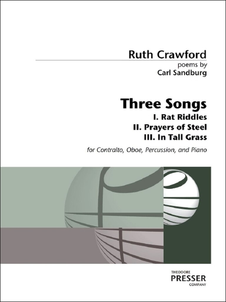 Three Songs On Poems Of Carl Sandburg