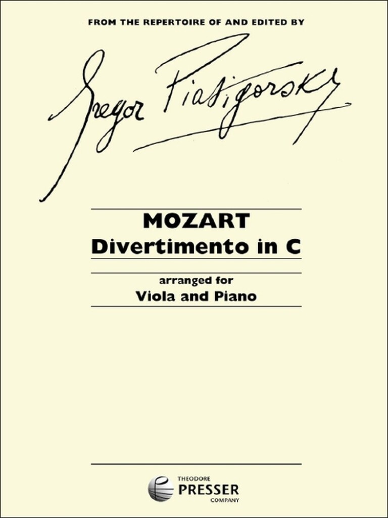 Divertimento In C Major