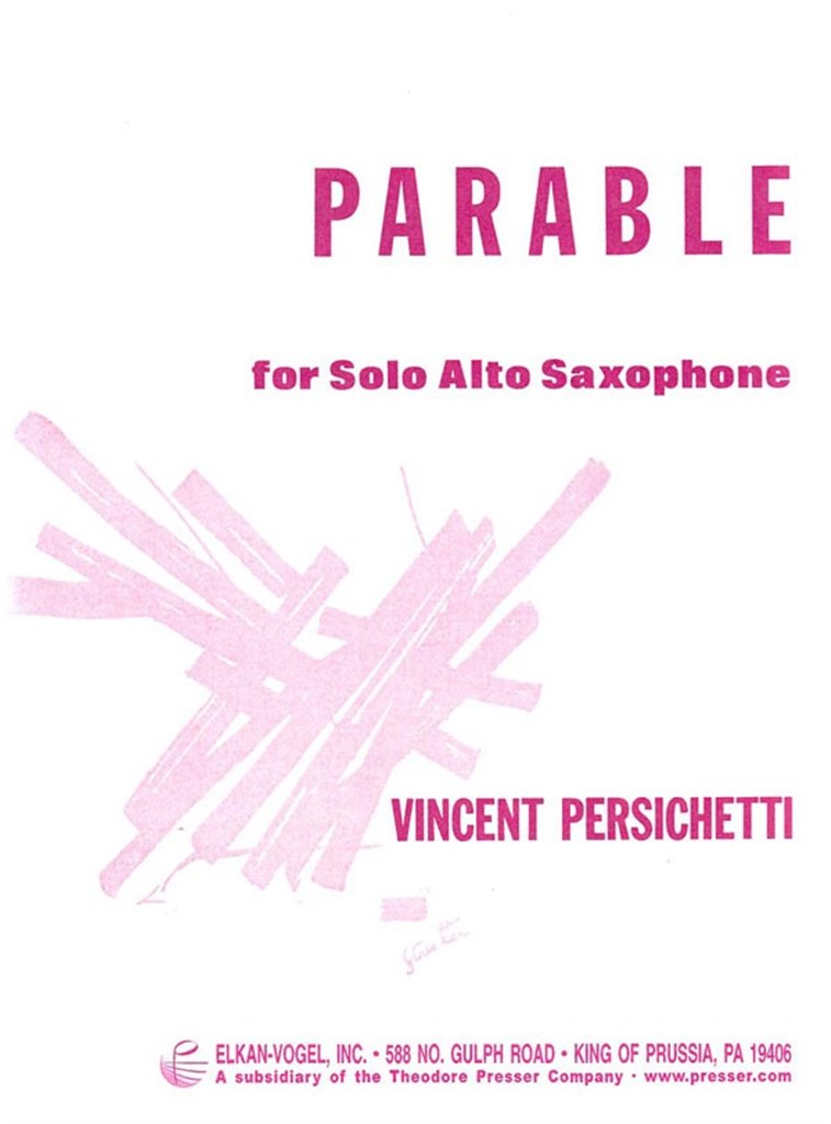 Parable for Alto Saxophone