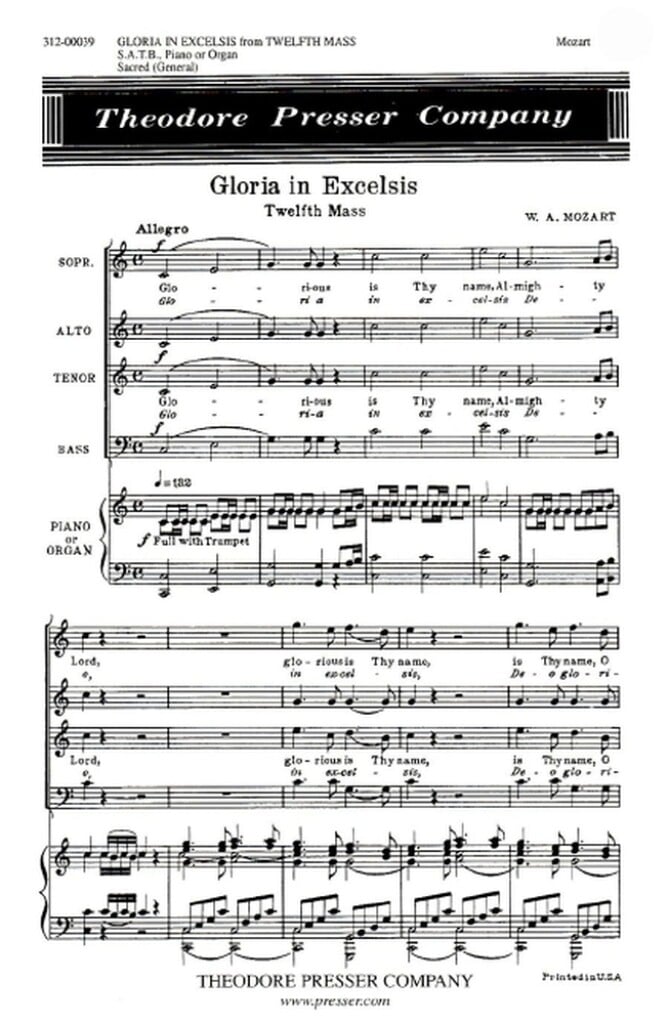 Gloria In Excelsis