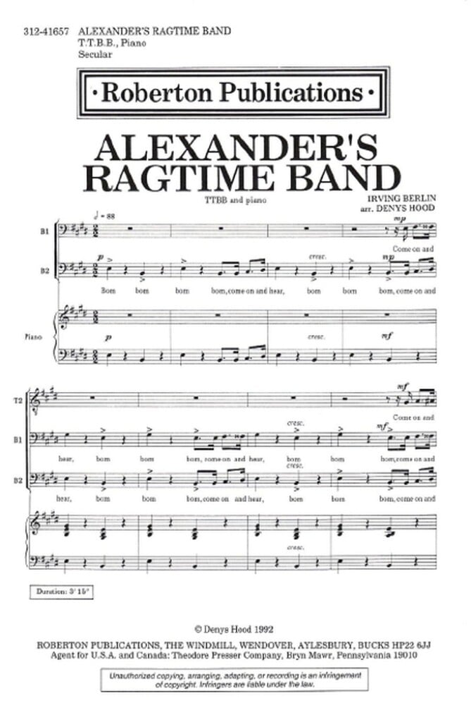 Alexander's Ragtime Band