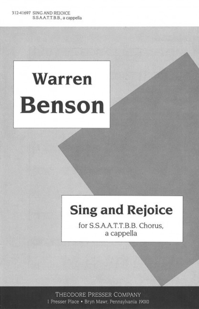 Sing and Rejoice