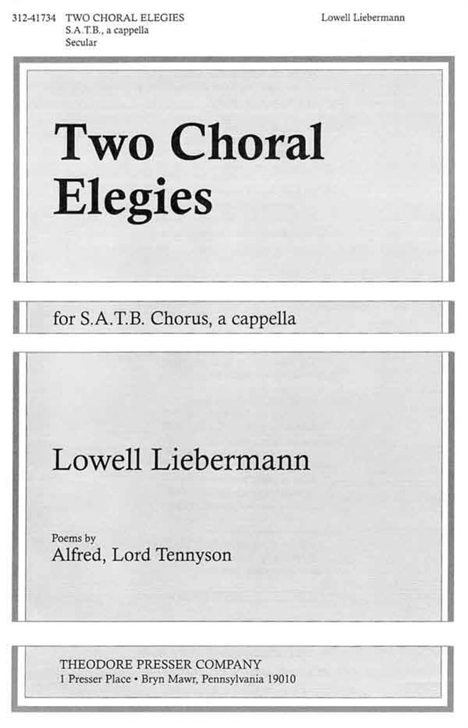 Two Choral Elegies