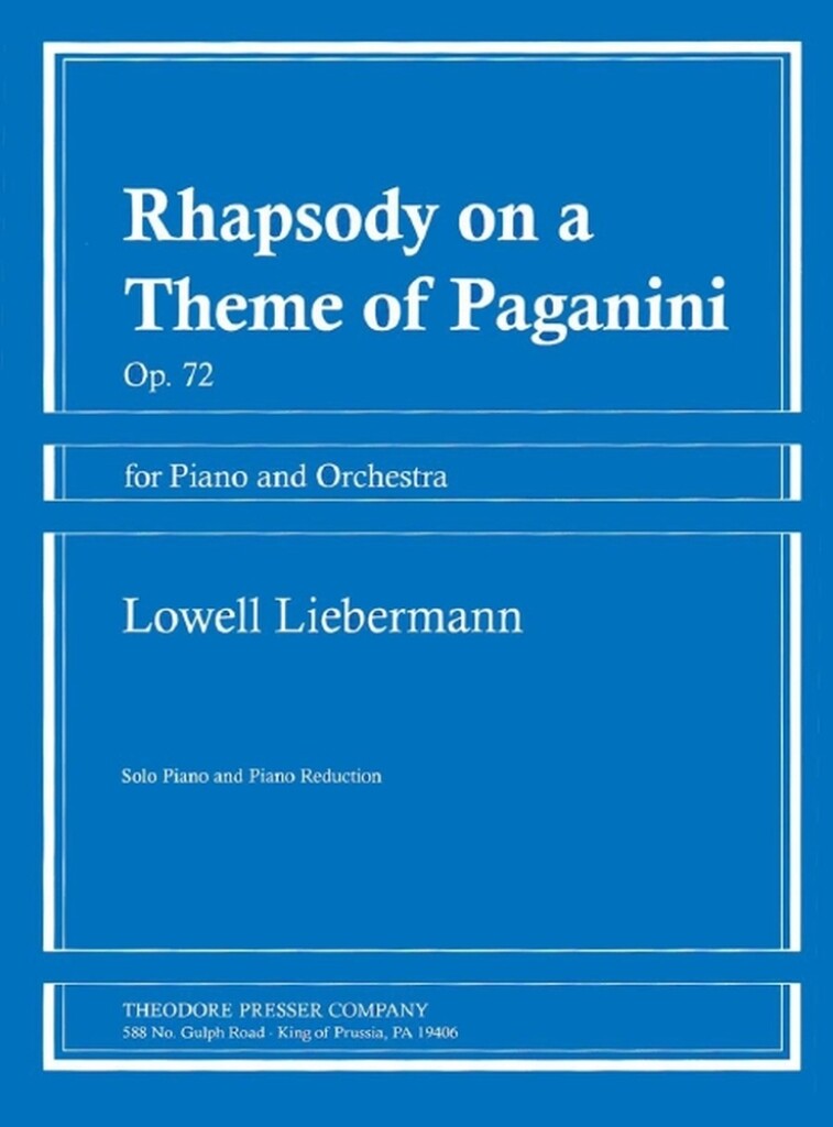 Rhapsody On A Theme Of Paganini