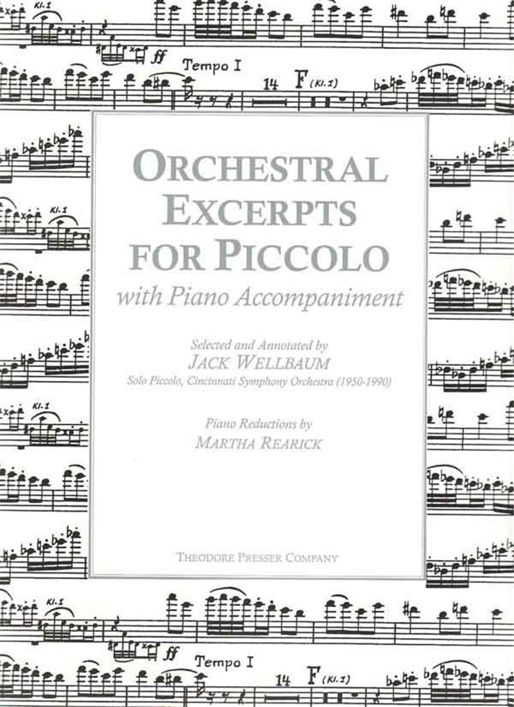 Orchestral Excerpts for Piccolo