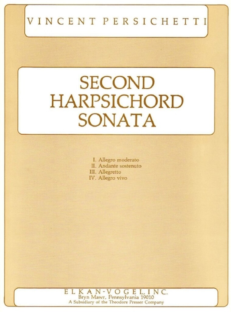 Second Harpsichord Sonata