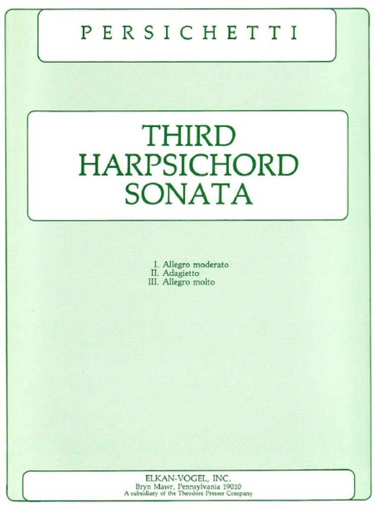 Third Harpsichord Sonata