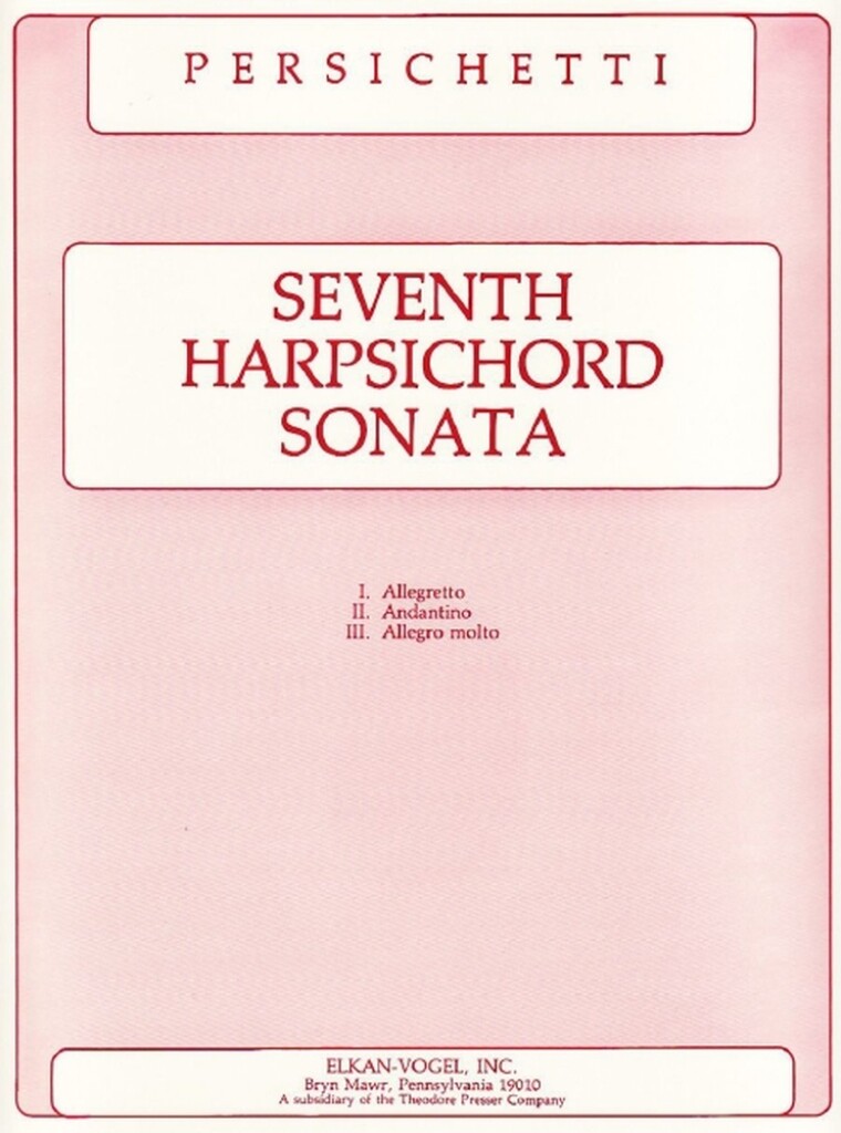 Seventh Harpsichord Sonata