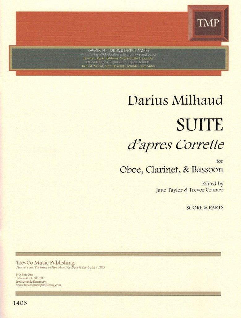 Suite d'Apres Corrette Op. 161