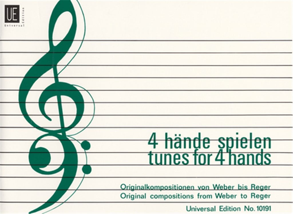 Vier Hande Spielen 2 Von Weber bis Reger