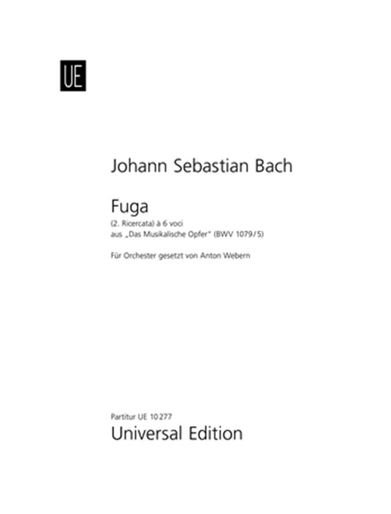 Fuga (2. Ricercata) a.d.Musikalischen Opfer