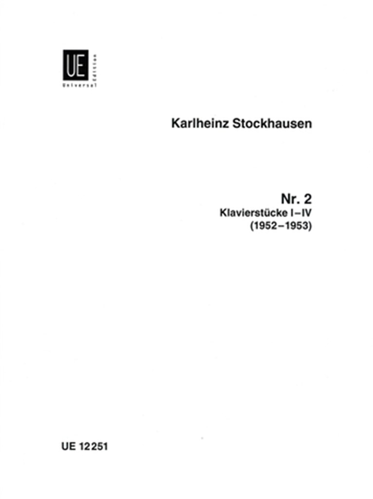 Klavierstücke I-IV