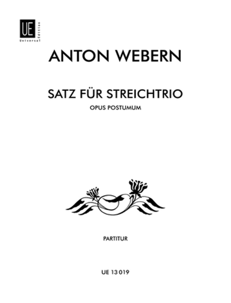 Satz fur Streichtrio Opus Posth.