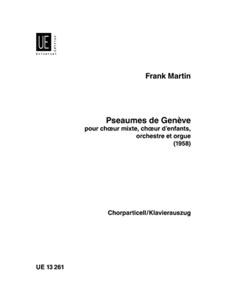Pseaumes de Genève (Genfer Psalmenkantate)