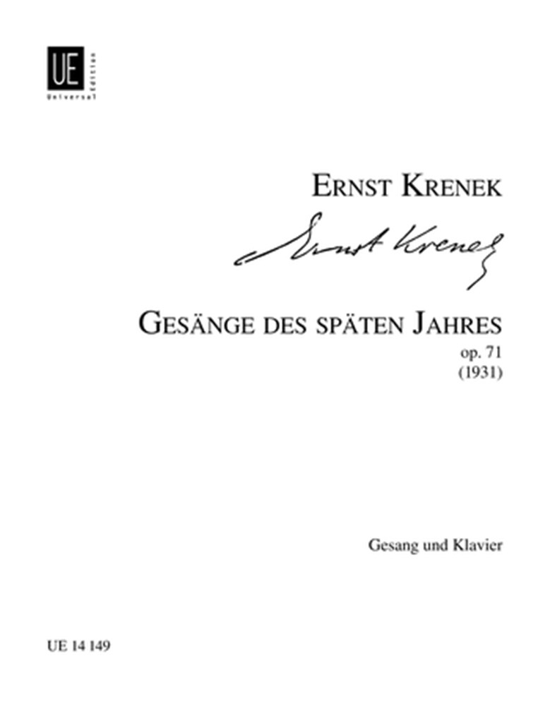 Gesänge des späten Jahres