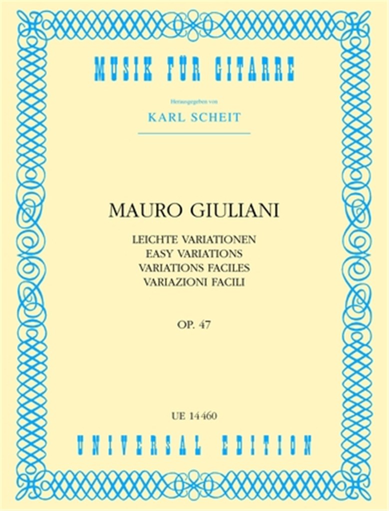 Variazioni Facili Op. 47 (Scheit)