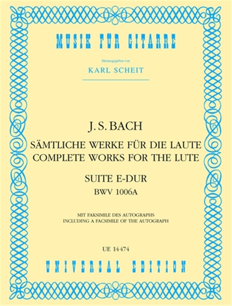Suite E Bwv1006A (Luit)