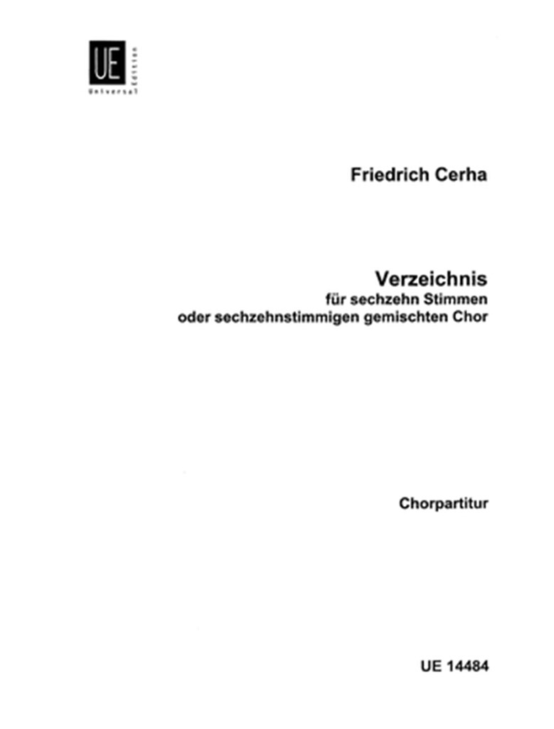 Verzeichnis