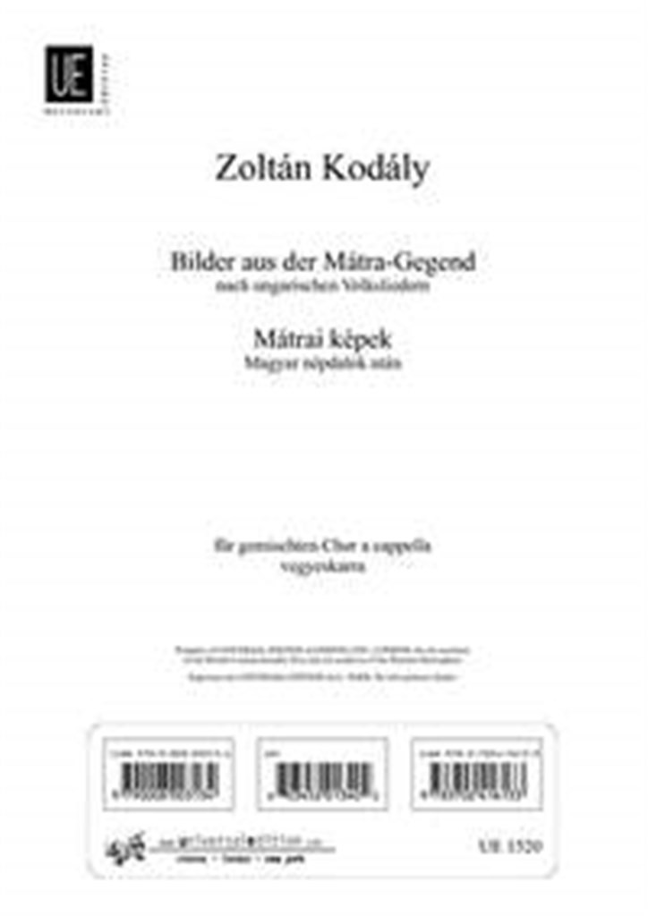 Bilder aus der Mátra-Gegend (Mátra Pictures)