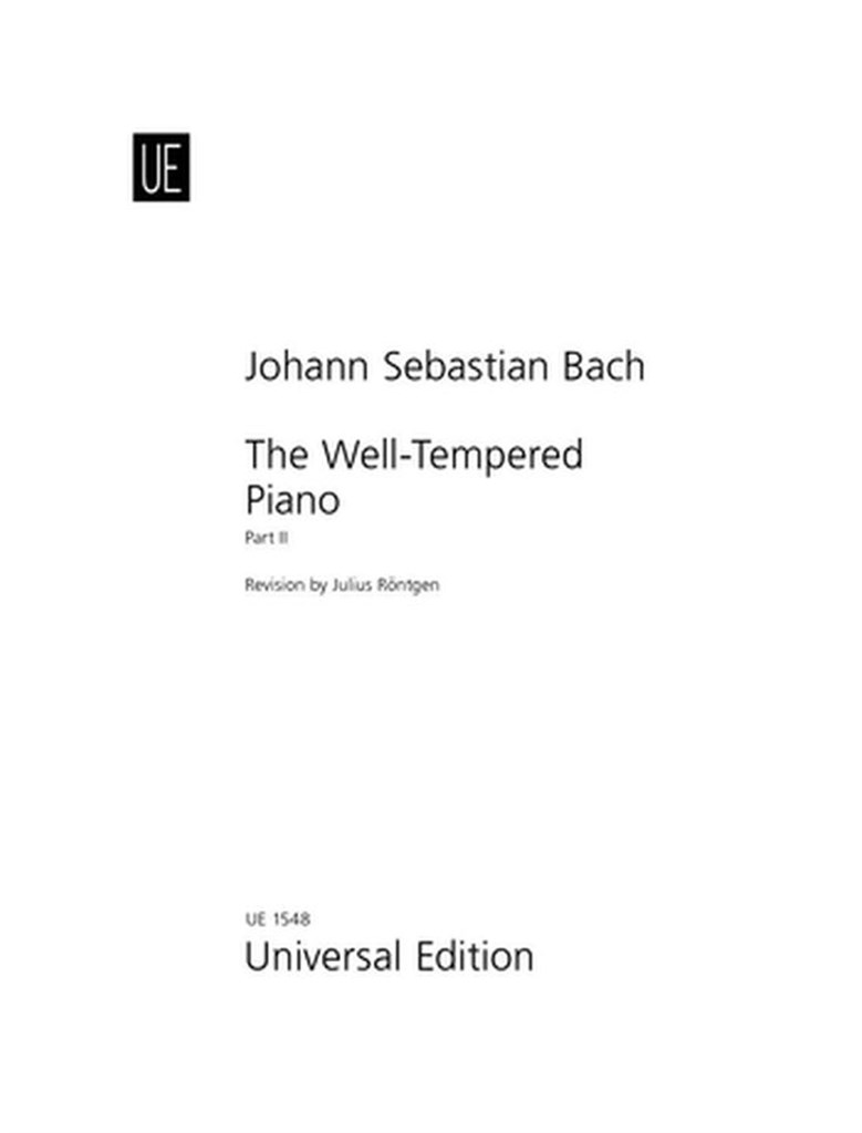 Das Wohltemperierte Klavier (Teil II) Band 2