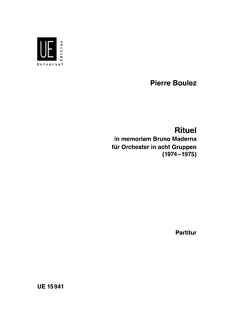 Rituel in memoriam Bruno Maderna