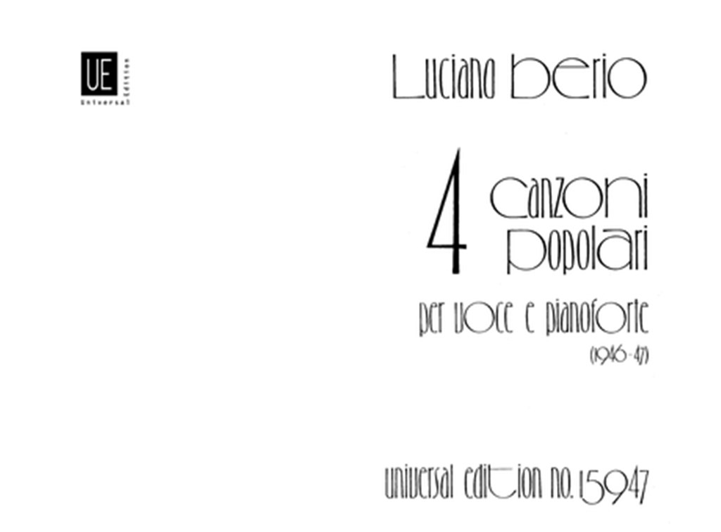 Canzoni Popolari