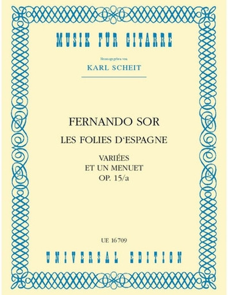 Folies D'Espagne Opus 15A