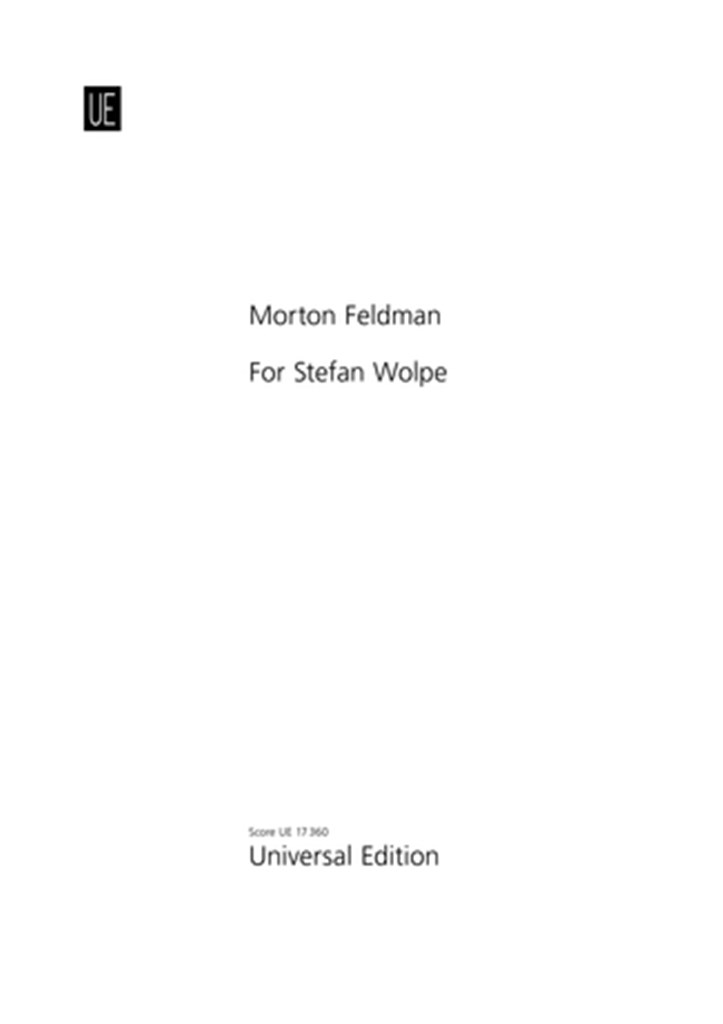 For Stephan Wolpe