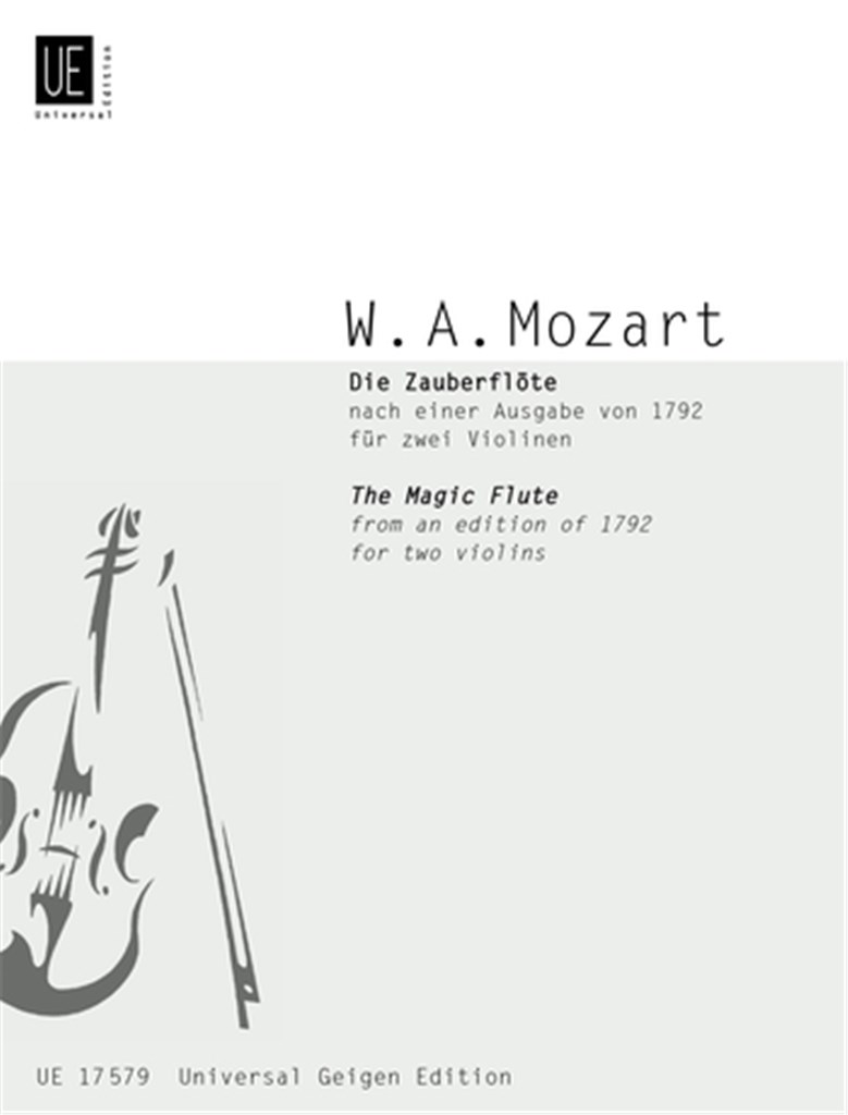 Die Zauberflöte - nach einer Ausgabe von 1792