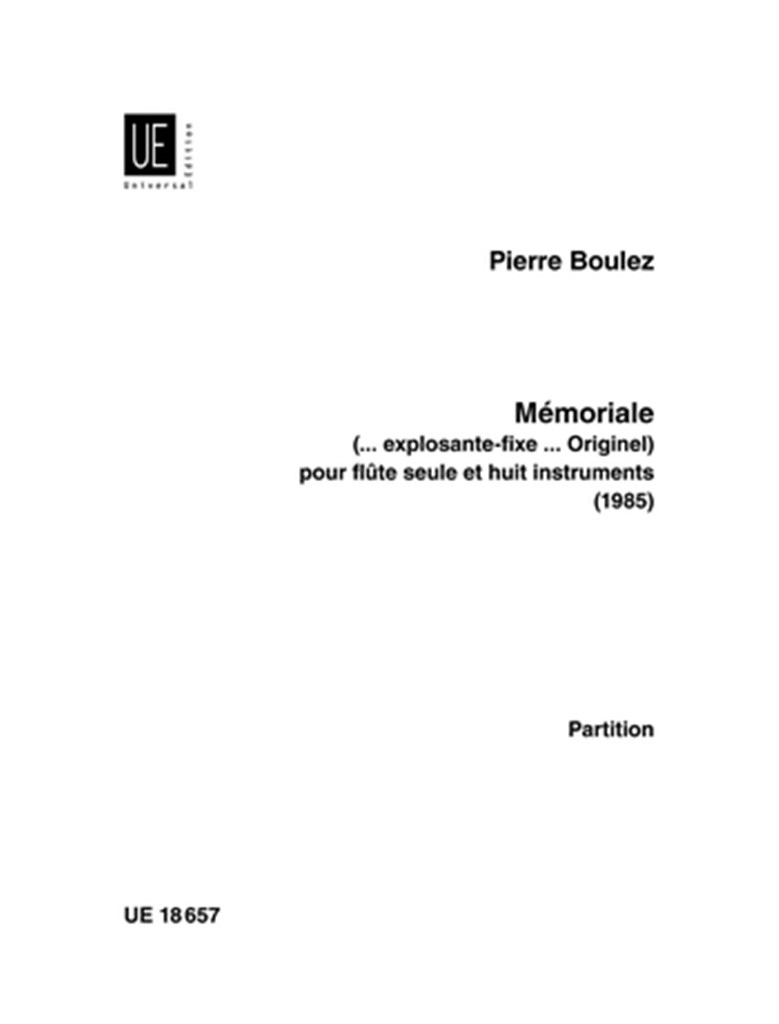 Memoriale (...Explosant-Fixe...Originel)