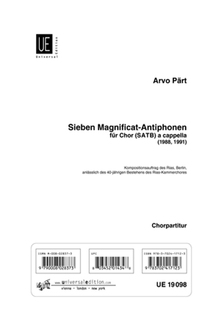 7 Magnificat Antiphonen