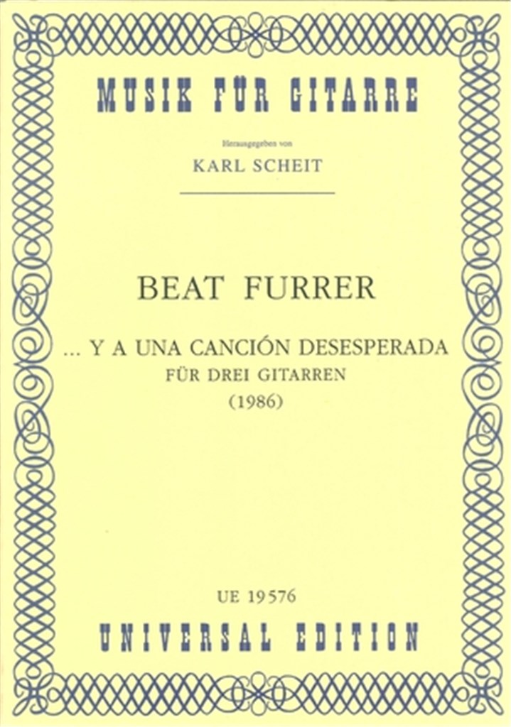 Y a una canción desesperada