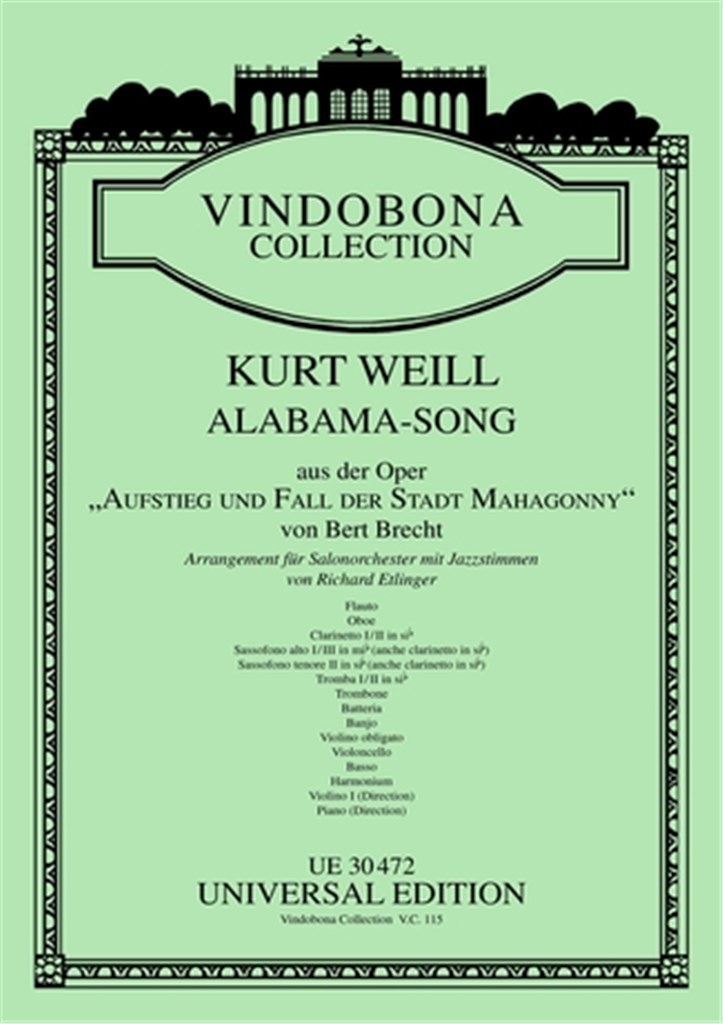 Alabama- aus Aufstieg und Fall der Stadt Mahagonny