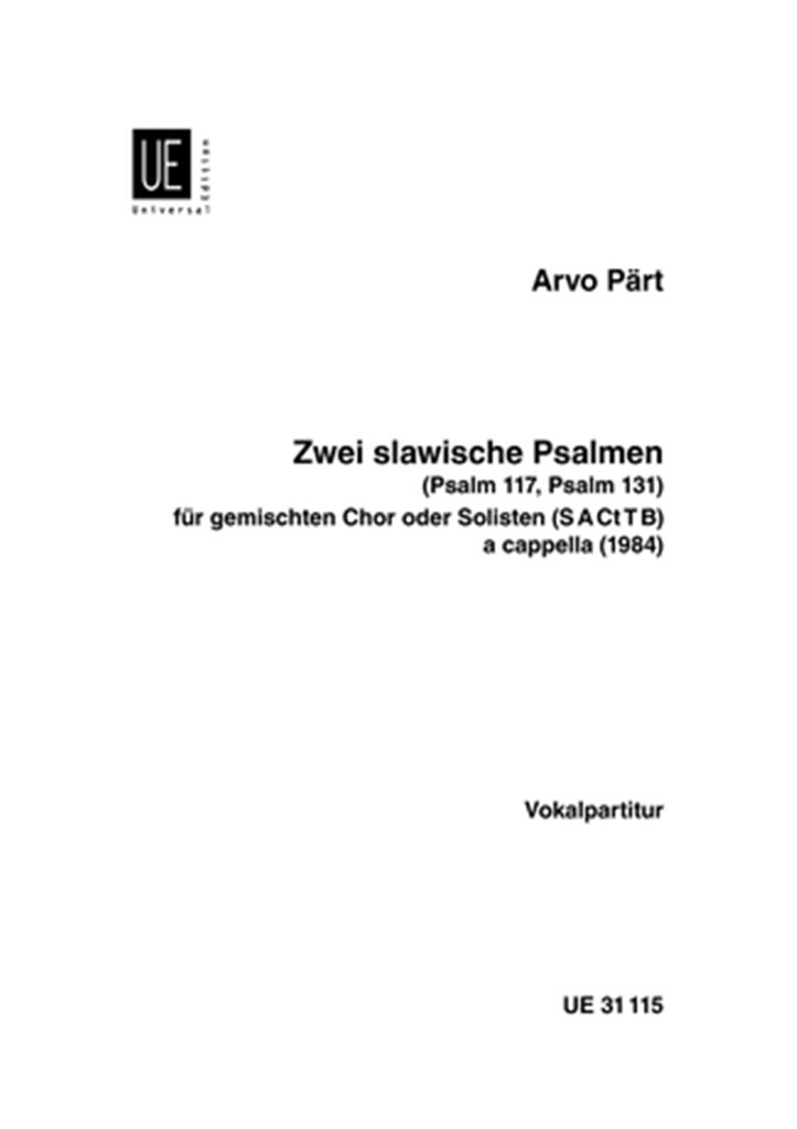 Two slavonic psalms