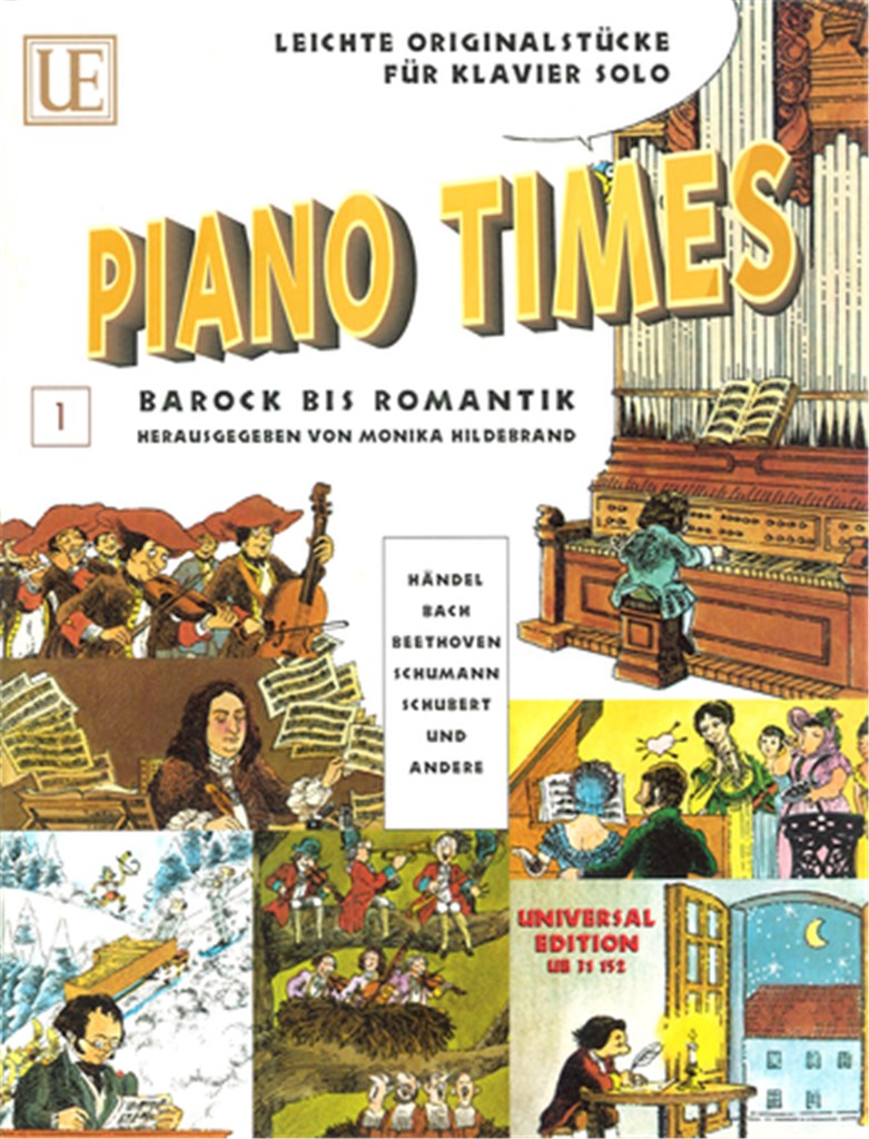 Piano Times: Barock bis Romantik, mit Cartoons 1