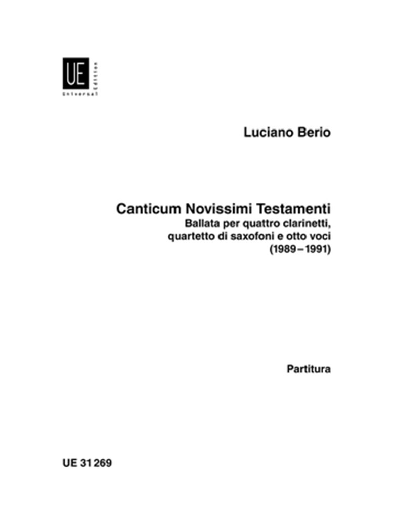 Canticum Novissimi Testamenti