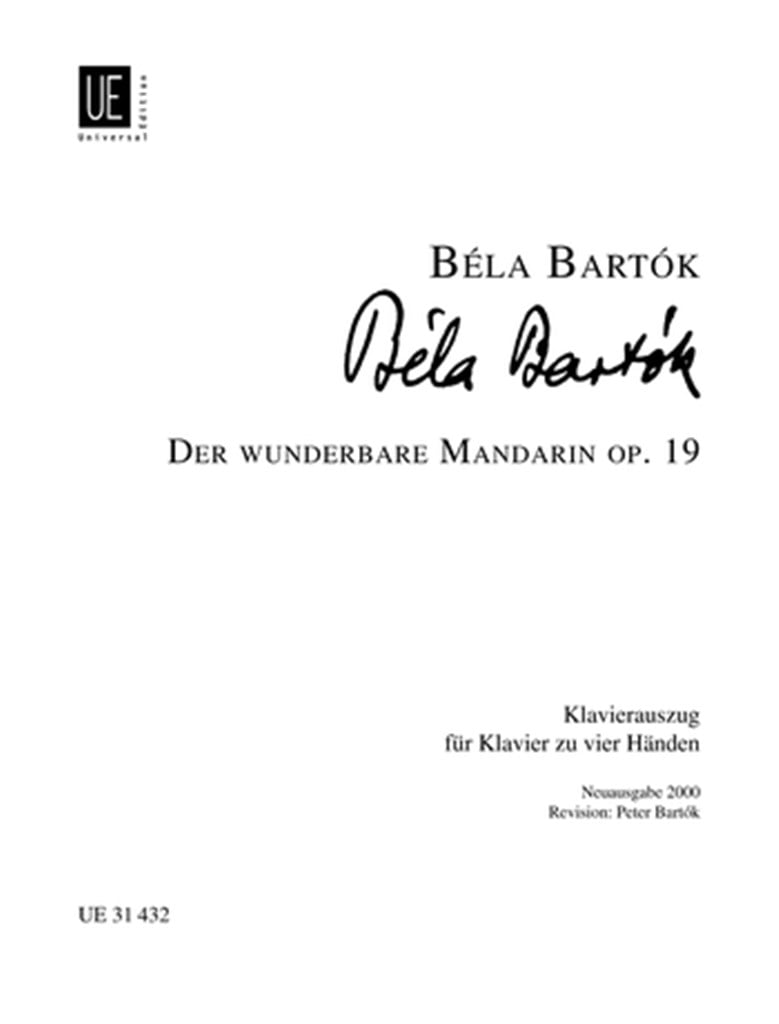 Der wunderbare Mandarin (KA zu vier Händen)