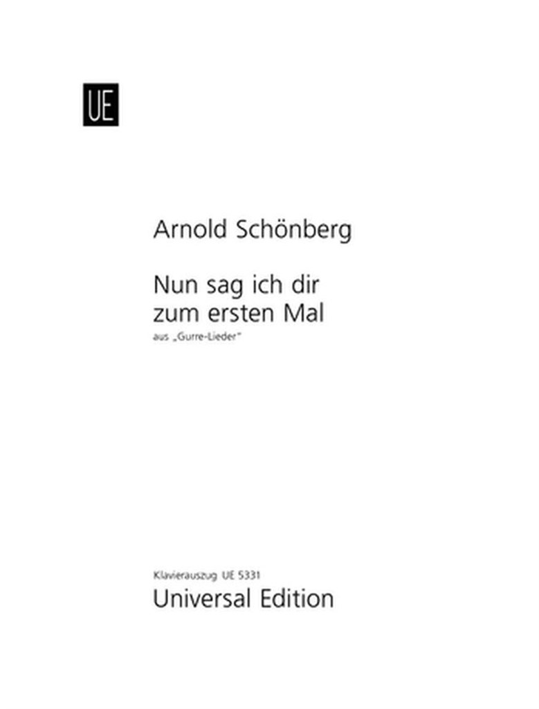 Lied Toves Nun sag ich dir zum ersten Mal