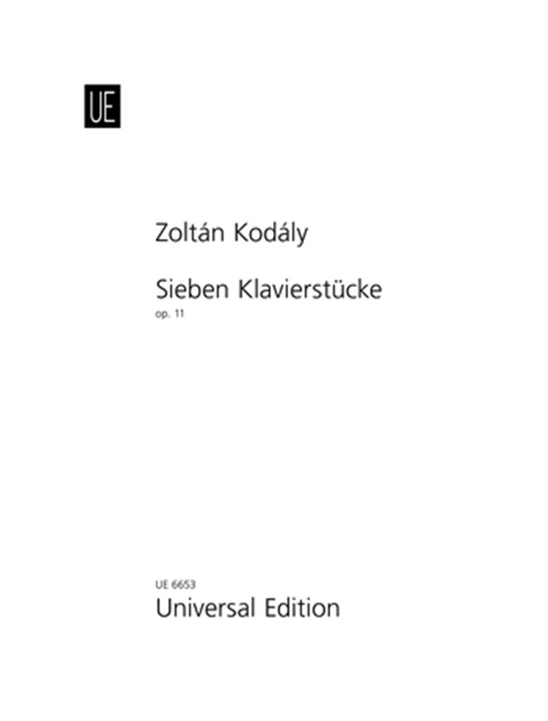 7 Klavierstücke