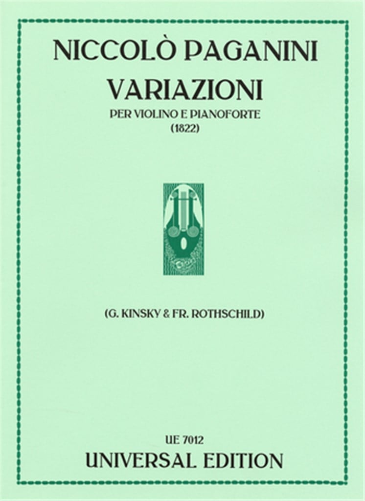 Variazioni Su Tema Di Weigl (1822)
