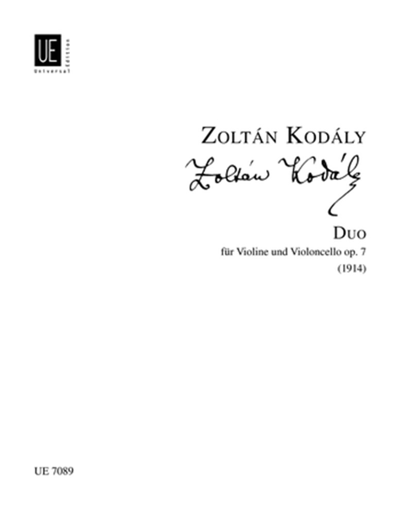 Duo Op. 7 Vn E Vc