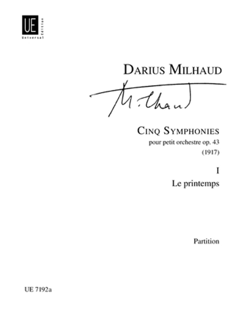 5 Symphonien - 1. Le Printemps