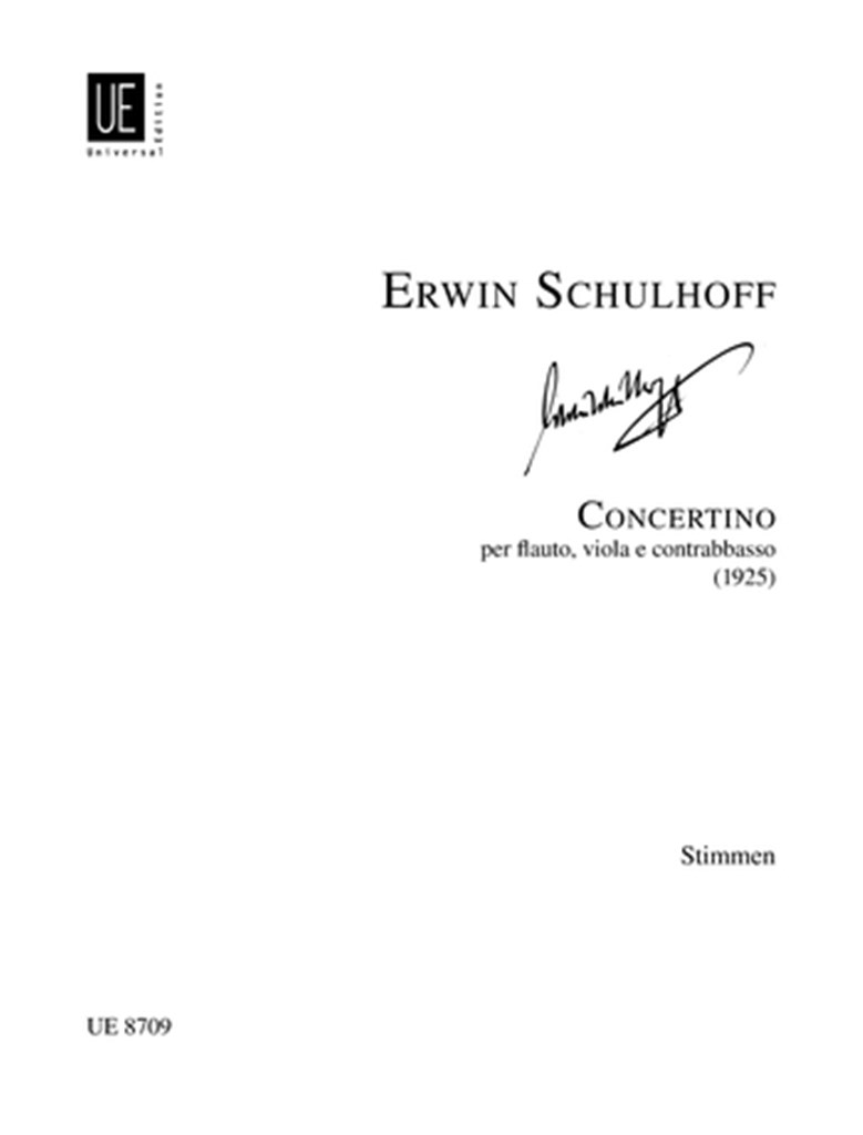 Concertino Fl/Vla/Cb. Stemmen