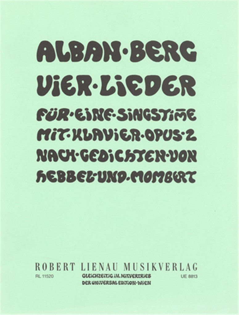 Vier Lieder Op.2