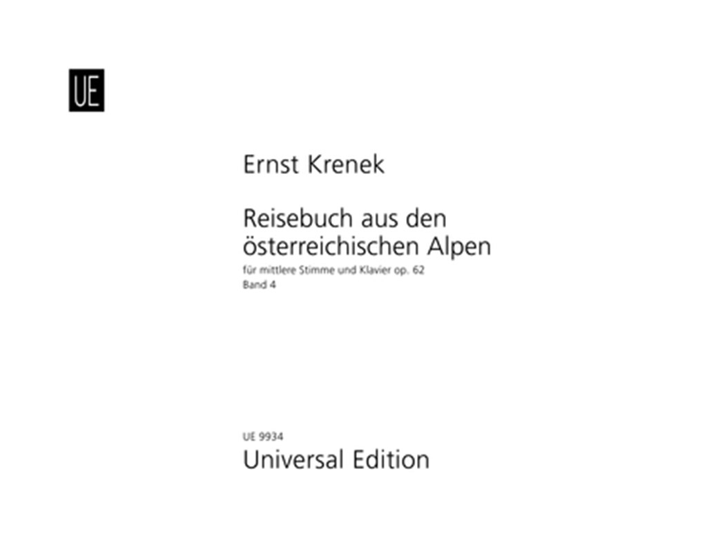 Reisebuch aus den österreichischen Alpen Band 4