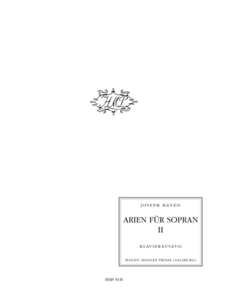 Arien für Sopran Band 2