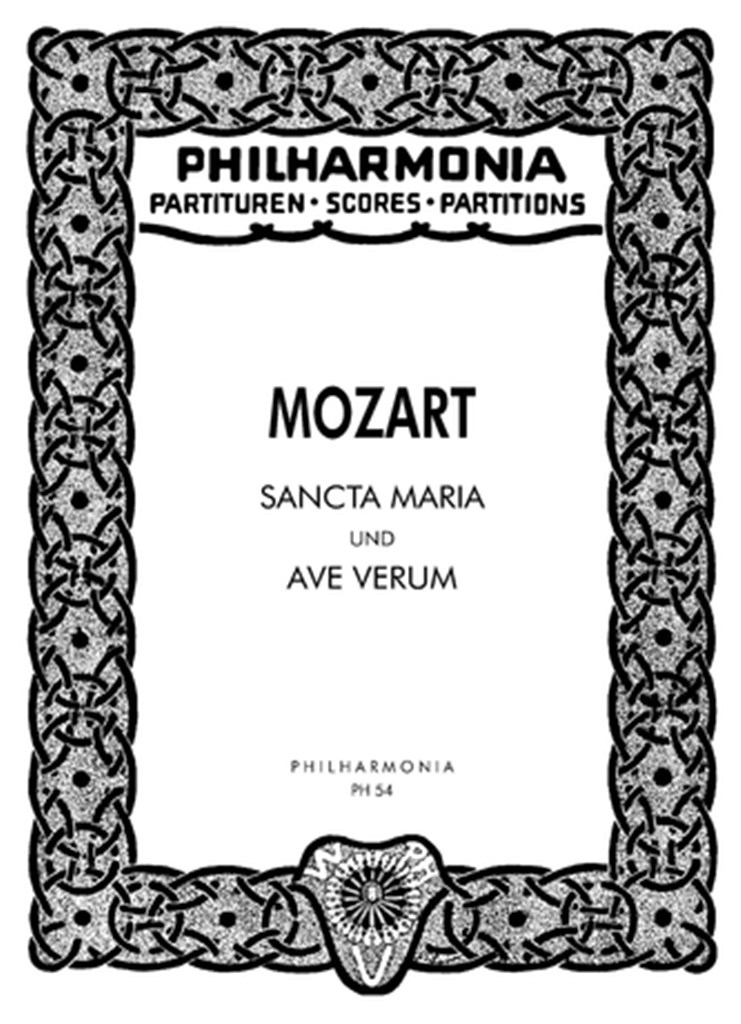 Sancta Maria E Ave Verum (K 273 E 618)