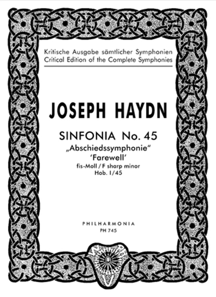 Sinfonia N. 45 Fa Diesis M.