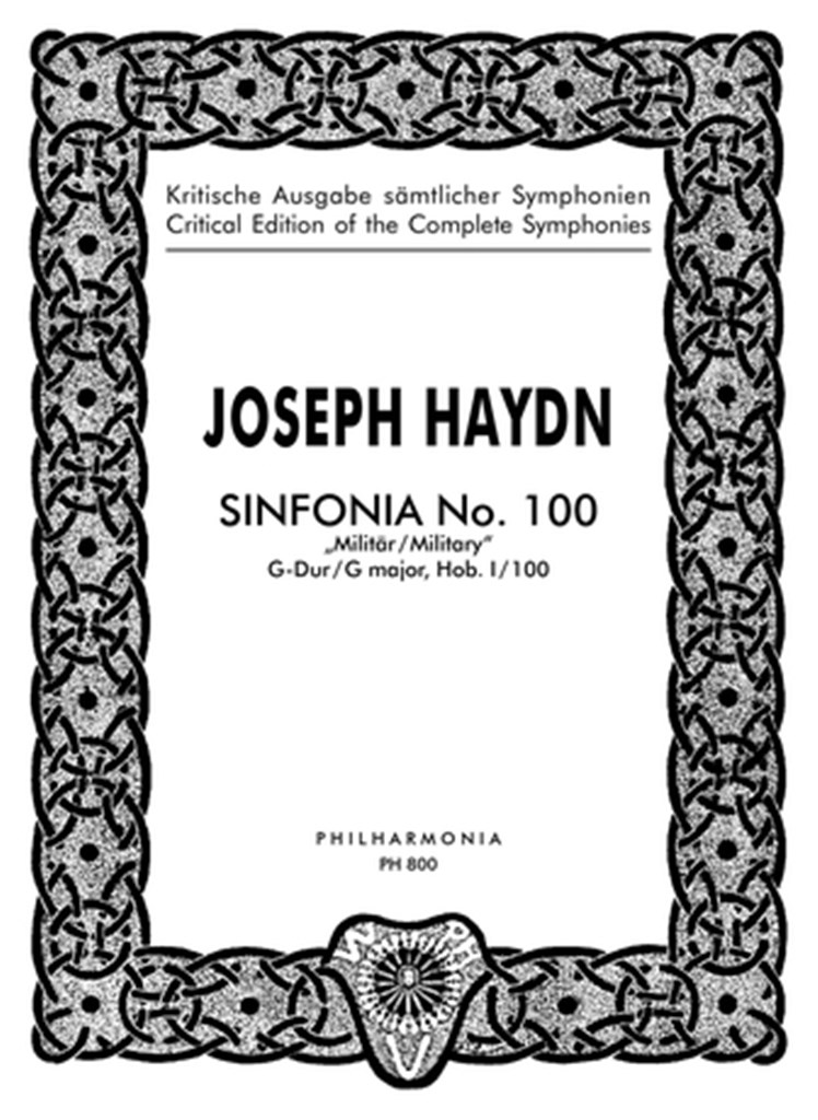 Sinfonia N.100 Sol (Militare) (Robbins Landon)