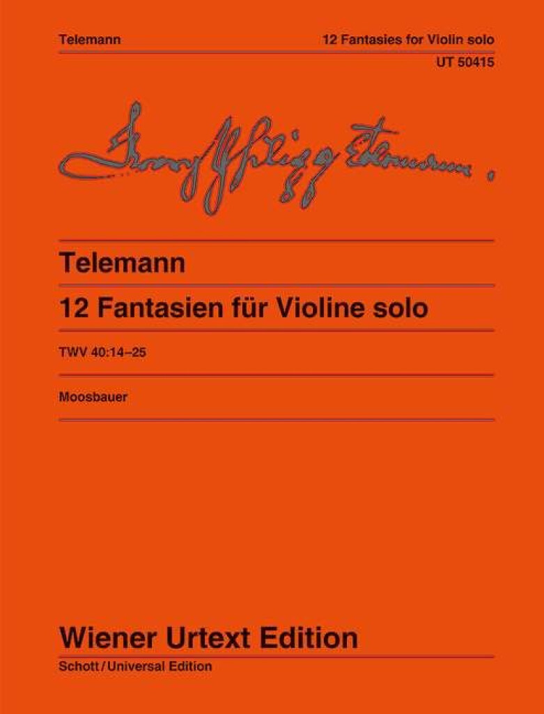 12 Fantasies For Violin